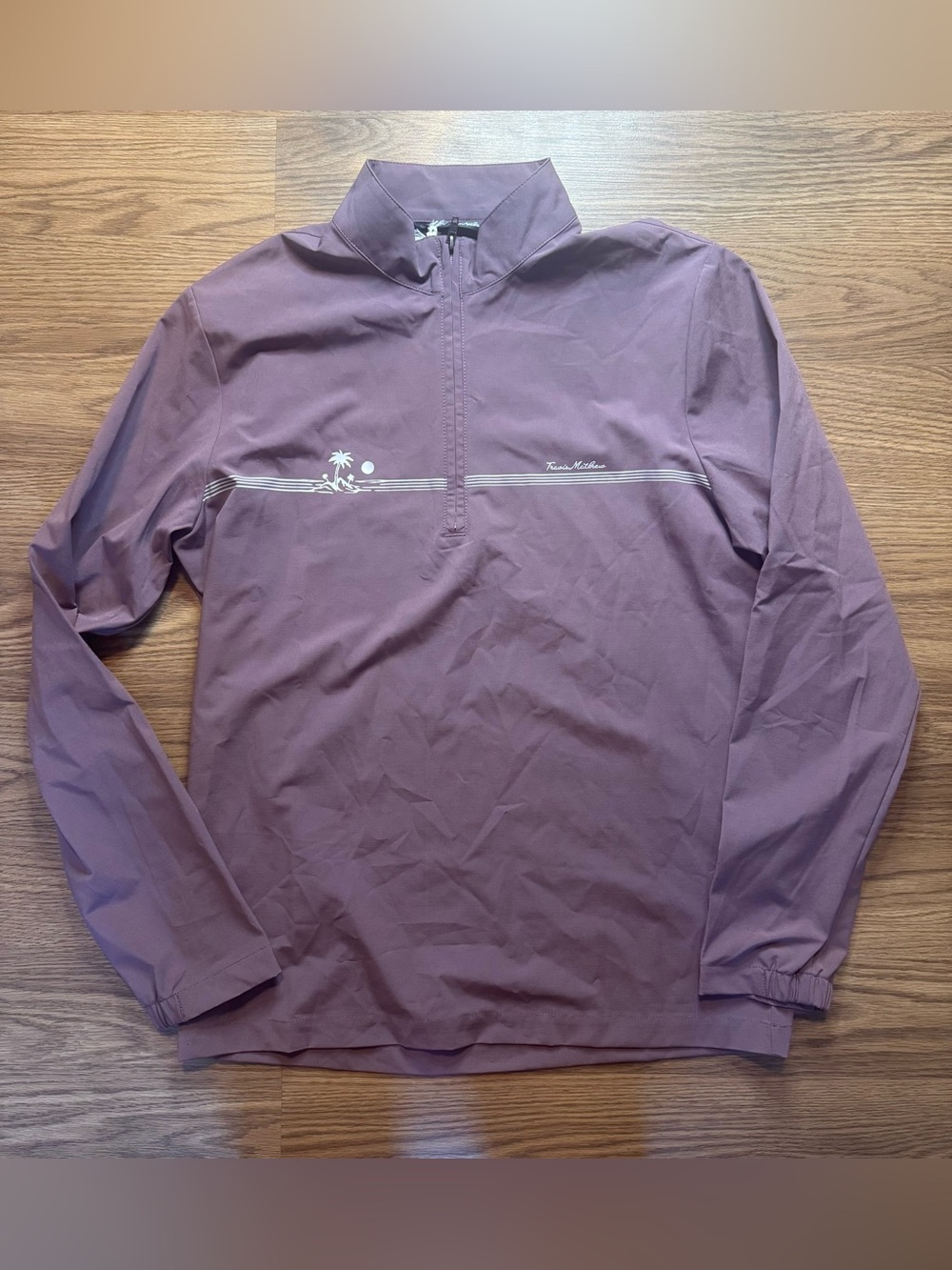 Travis Mathew Mauve Quarter-Zip Windbreaker (pls read description)